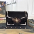 Gucci Broadway Small Velvet Bee Shoulder Bag